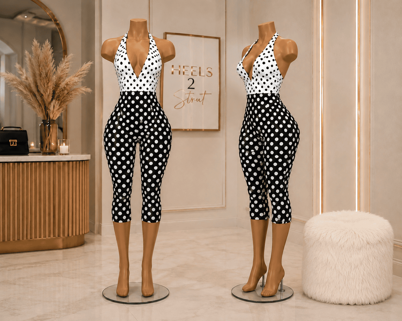 Polka Dot Baddie One Piece