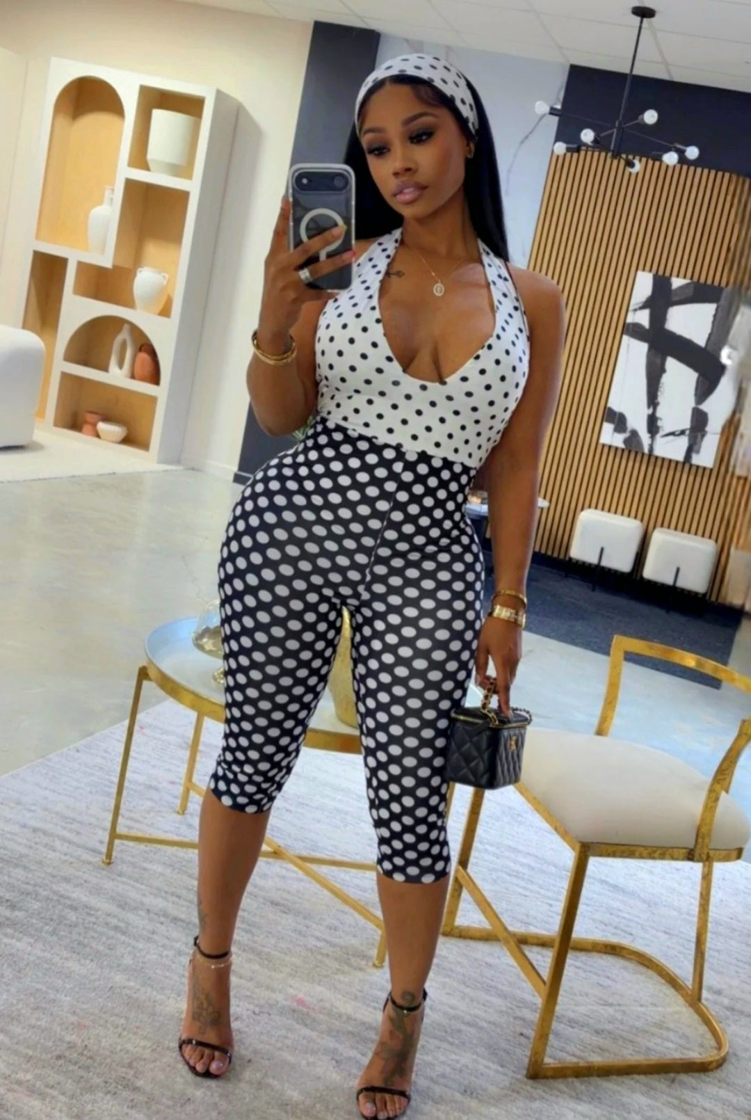 Polka Dot Baddie One Piece