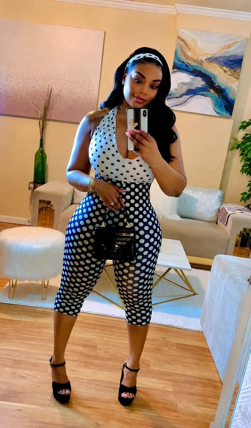 Polka Dot Baddie One Piece