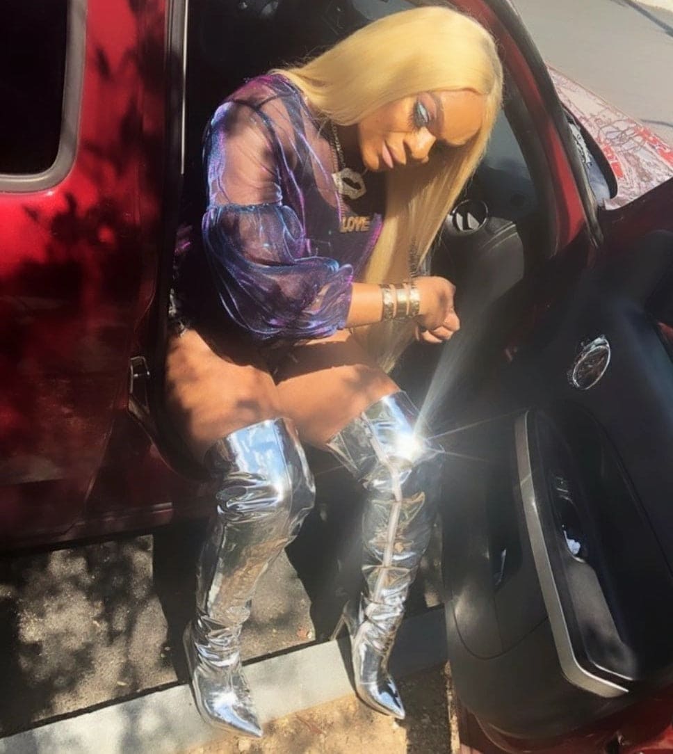 Platinum Dream Girl Boots