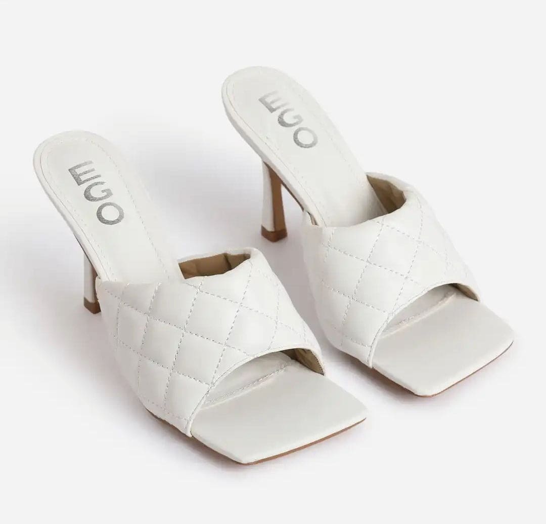 Royal Square Toe Heels