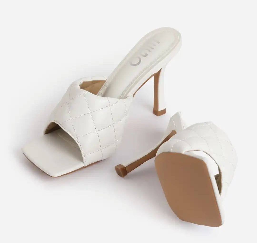 Royal Square Toe Heels