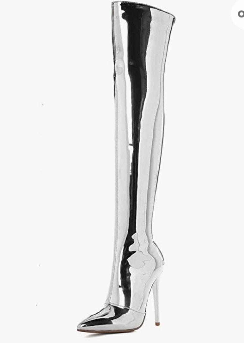 Platinum Dream Girl Boots