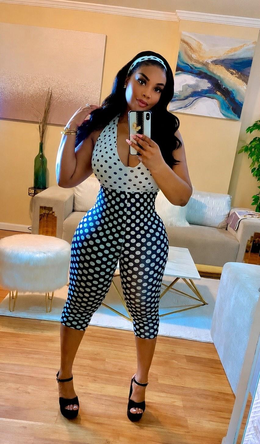 Polka Dot Baddie One Piece