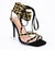Chrisette Lace Up Chain Heels